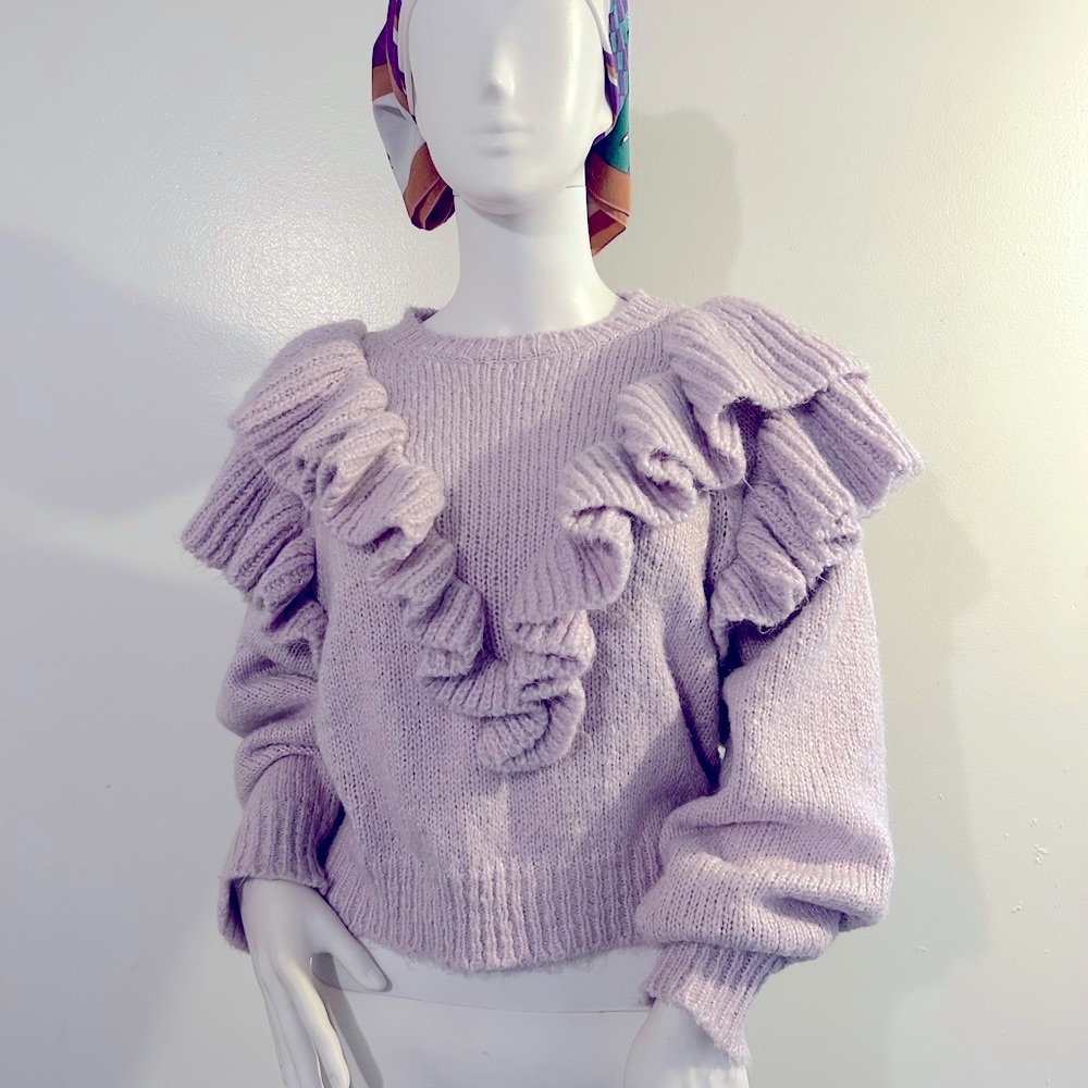 Zara Wool Blend Knit Sweater